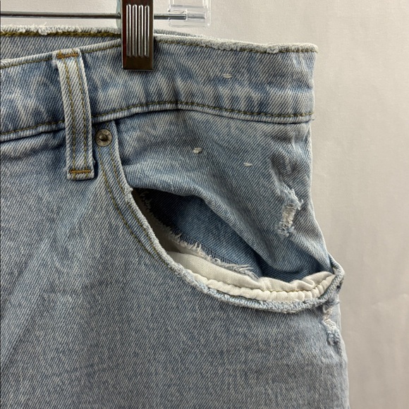 Women’s Abercrombie & Fitch 90s Relaxed High Rise Light Wash Size 33/16L - Picture 3 of 12